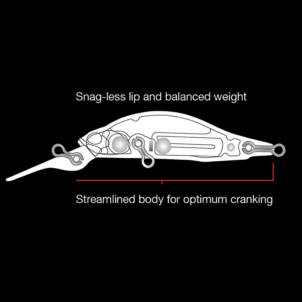 DUO International Finesse Suspending Crank Lure Realis ROZANTE SHAD 57MR - Image 2