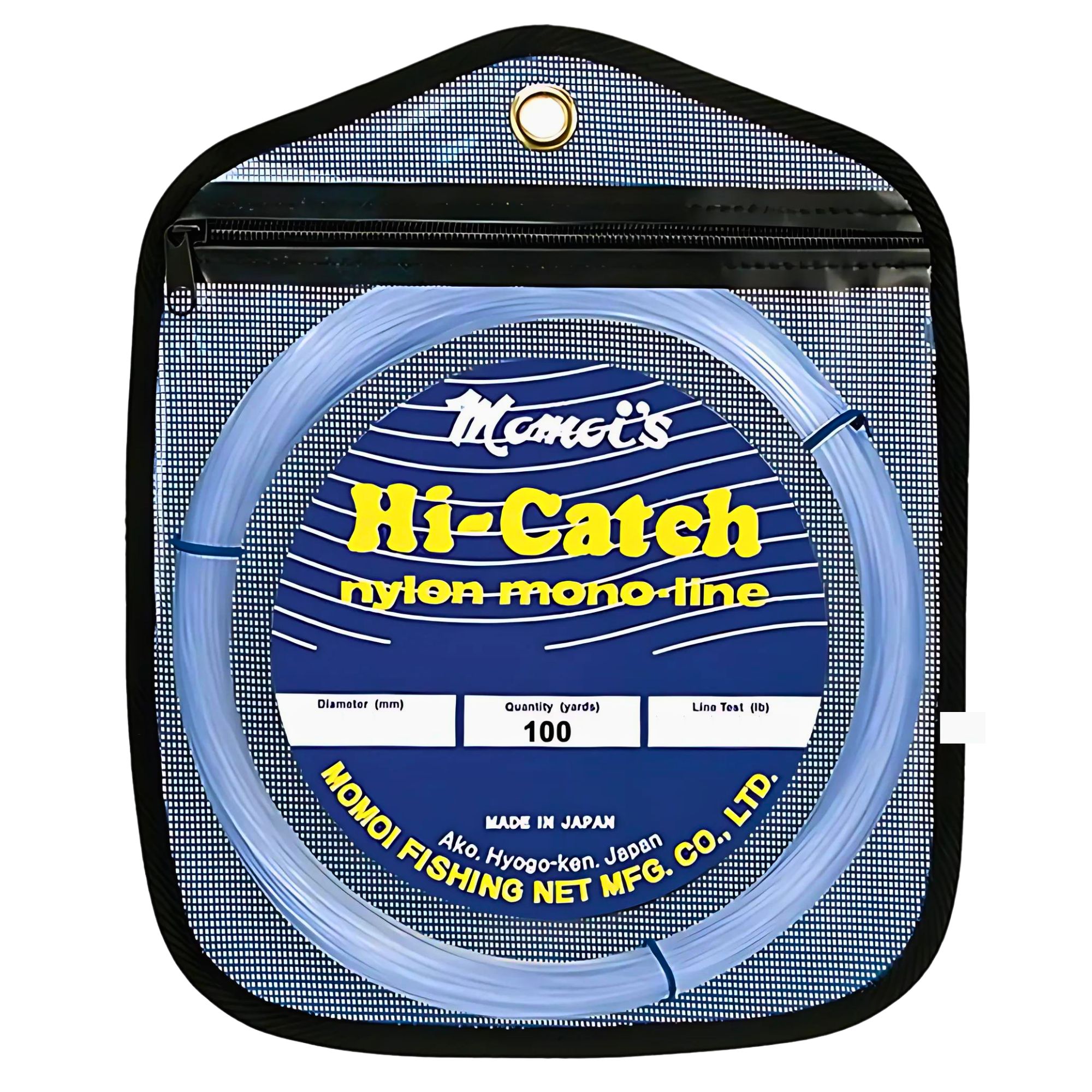 MOMOI Offshore Game Fishing Nylon Leader Line HI-CATCH 150lb/100yd Smoke Blue