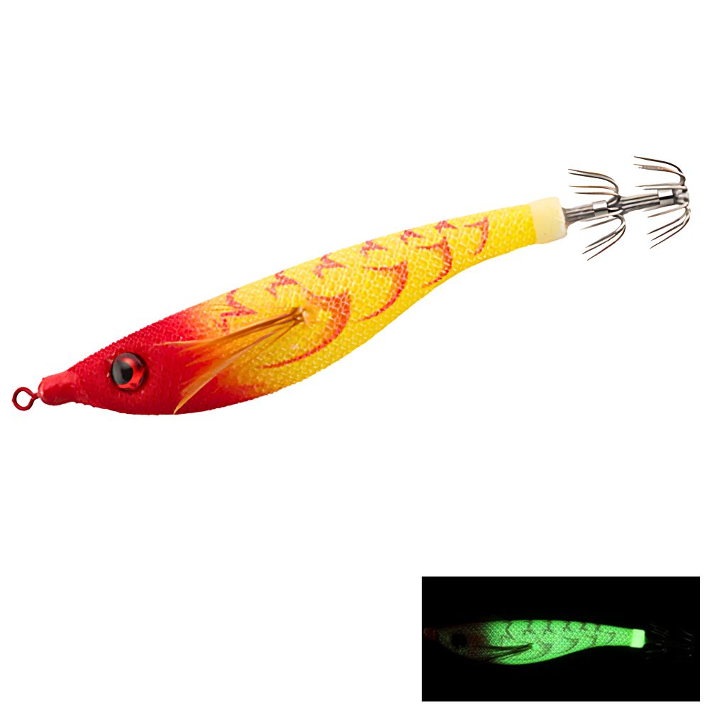 YAMASHITA Squid Fishing Clothed Floating Squid Jig Lure UPPER 70 - Image 4