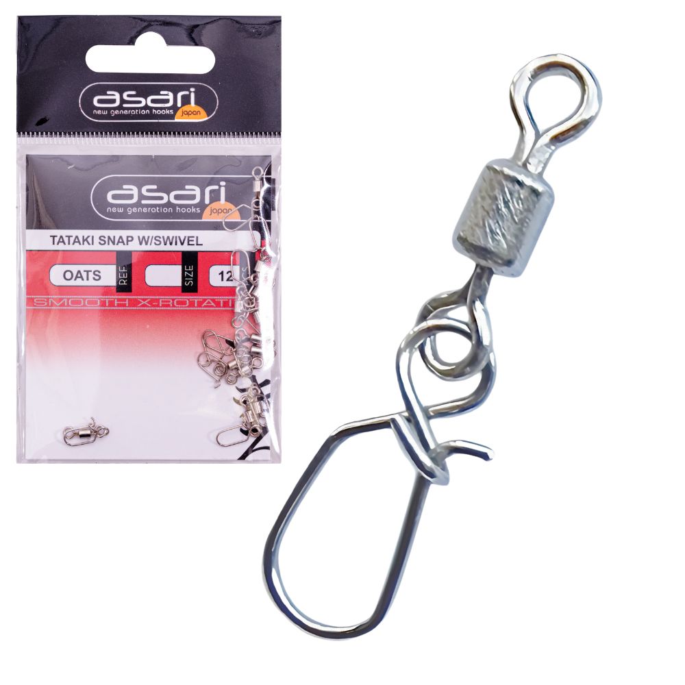 ASARI Squid Fishing TATAKI Snap With Rolling Swivel OATS
