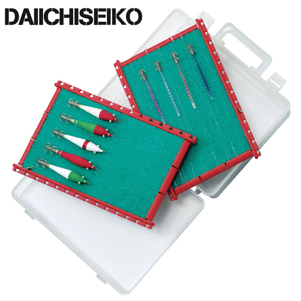 DAIICHISEIKO Squid Fishing Lure-Rig Box SOKKOUMAKI L IN ATTACHE CASE