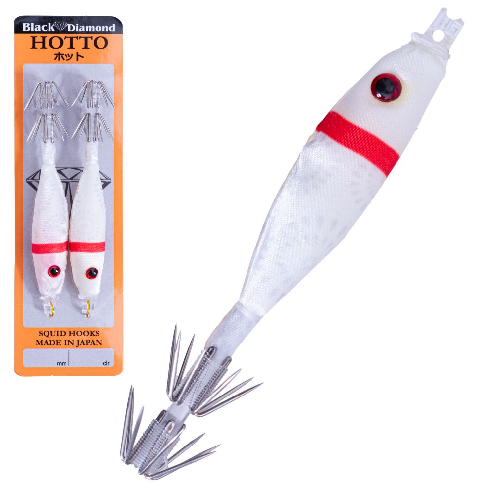 BLACK DIAMOND Squid Fishing Tataki Cloth Wrapped Soft Lure HOTTO 75mm #108