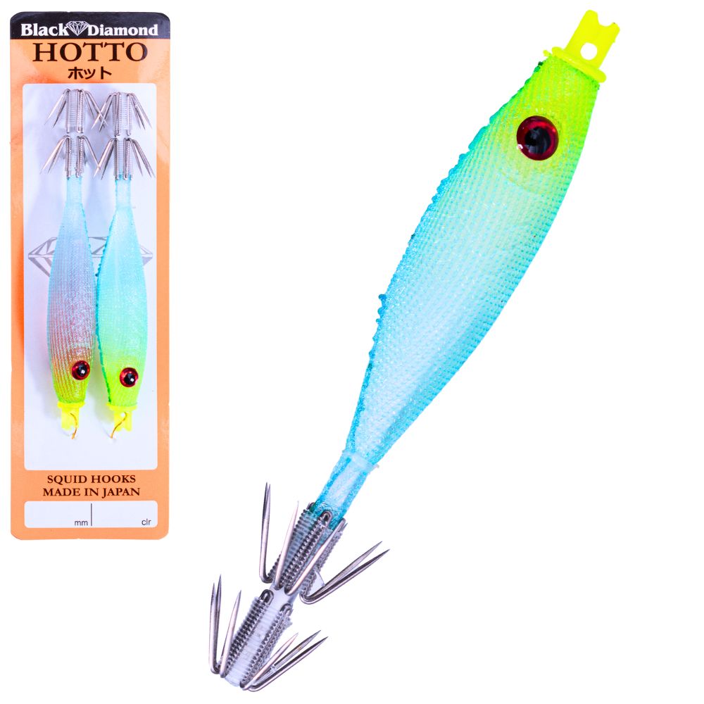 BLACK DIAMOND Squid Fishing Tataki Cloth Wrapped Soft Lure HOTTO 75mm #42