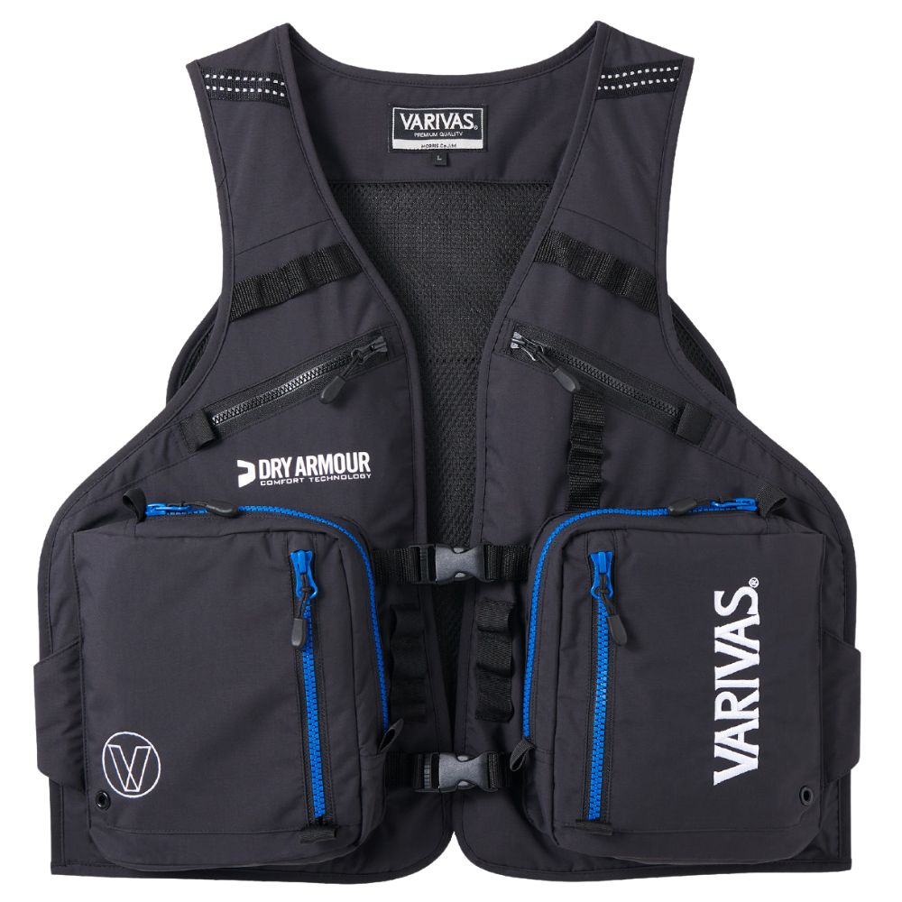 VARIVAS Game Fishing Backpack ACTIVE VEST VAVT-05 Size L/Black Blue
