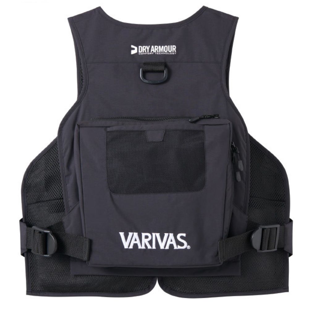 VARIVAS Game Fishing Backpack ACTIVE VEST VAVT-05 Size L/Black Blue - Image 2