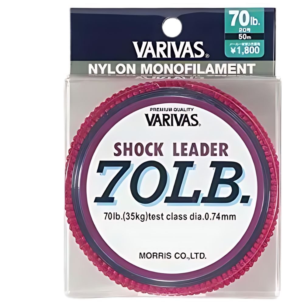VARIVAS Saltwater Game Fishing Nylon Monofilament SHOCK LEADER Line 70lb/0.74mm 50m - Image 3