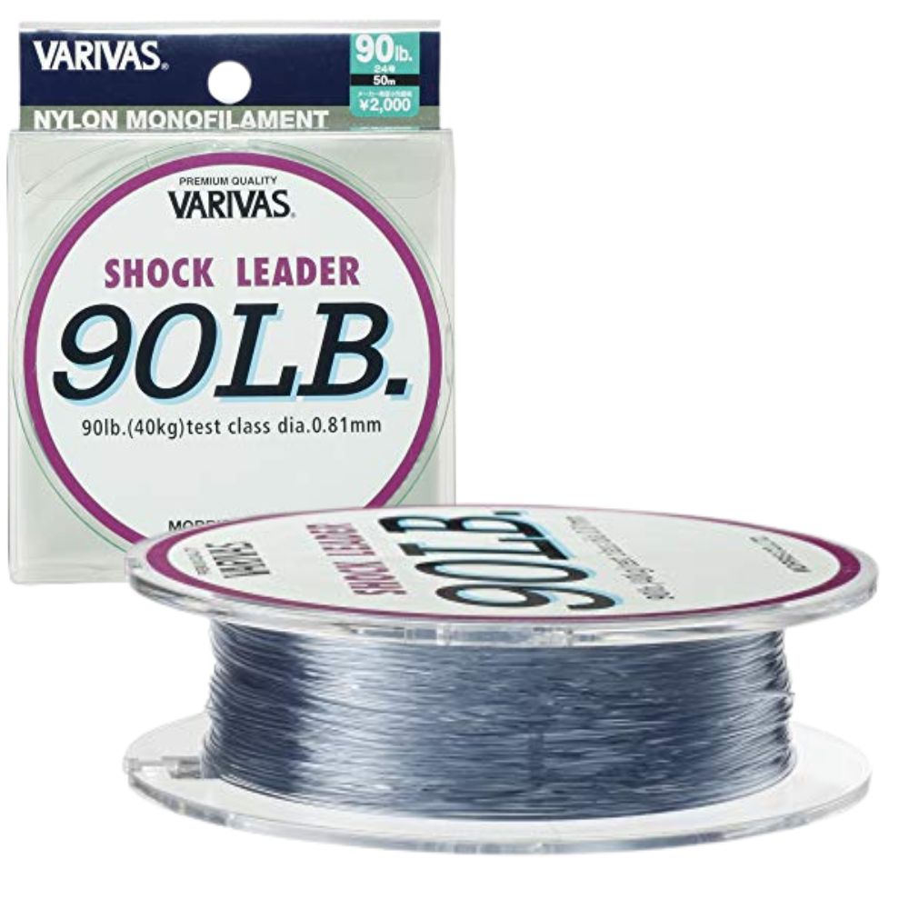 VARIVAS Saltwater Game Fishing Nylon Monofilament SHOCK LEADER Line 90lb/0.81mm 50m