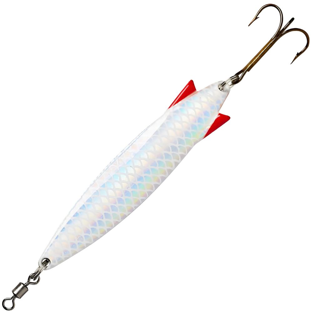 ABU GARCIA Metal Spoon Lure TOBY 75mm/15g White Flash - Image 2