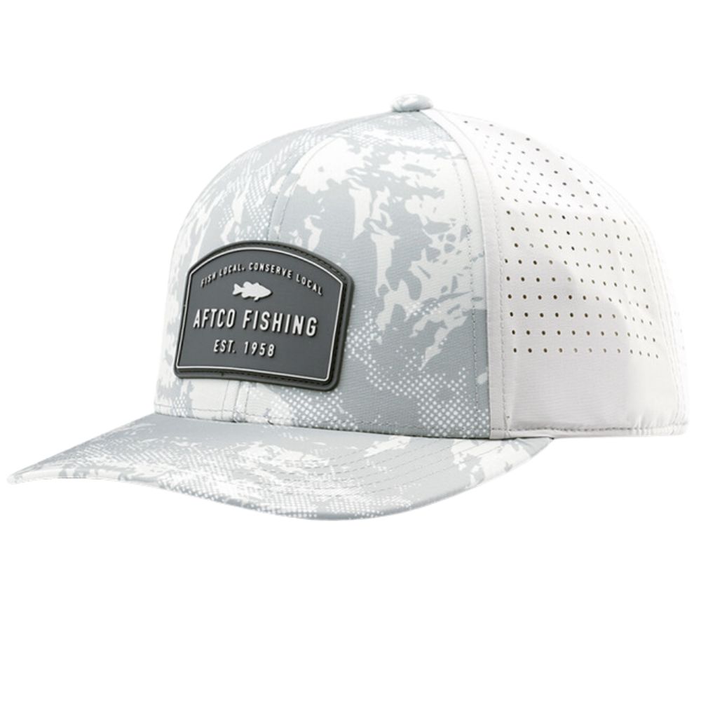 AFTCO Fishing Headwear Snapback DEUCE HAT Silver Storm Camo