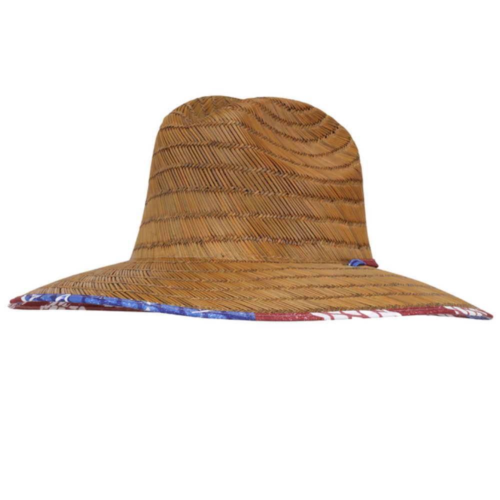 AFTCO Sun-ProtectIon UPF 50 Hat BOATBAR STRAW Brown - Image 4