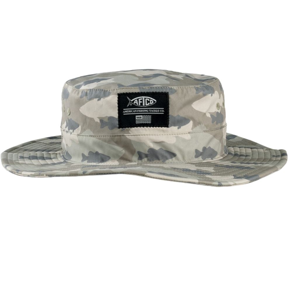 AFTCO Fishing Headwear CAST PRINTED BONEY Khaki