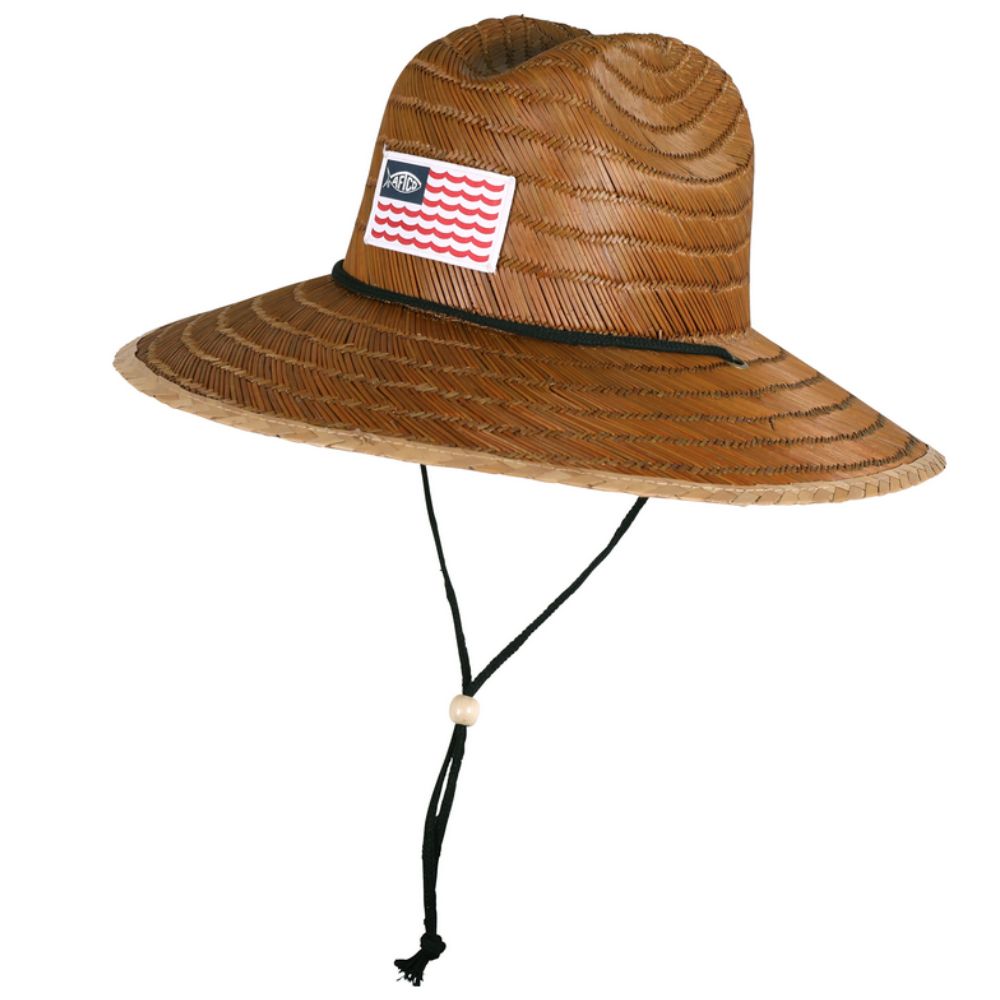 AFTCO Sun-ProtectIon Hat PALAPA 3 STRAW Brown