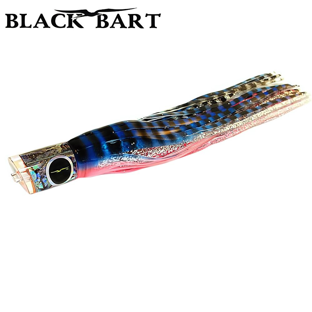 BLACK BART Offshore Trolling Skirted Lure BAD GUY Blue-Pink Tiger/Silver Tiger