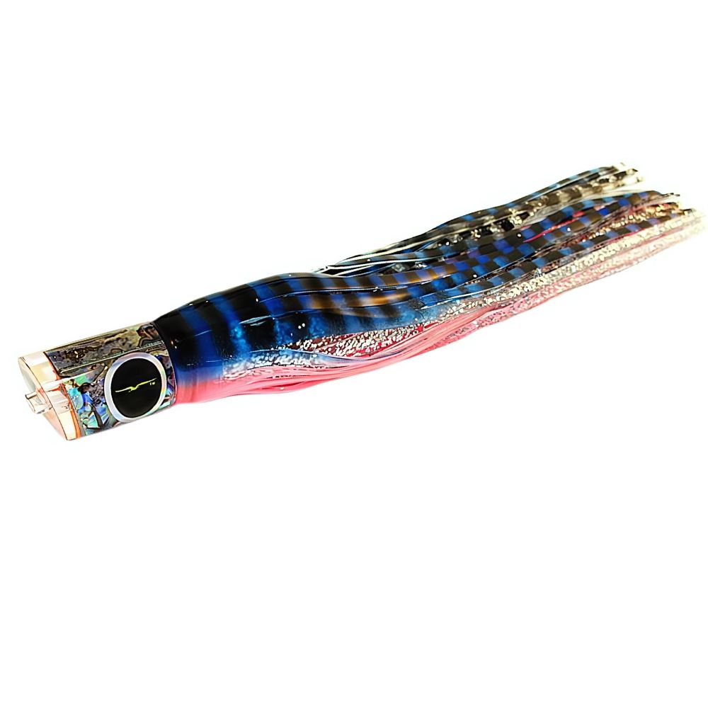 BLACK BART Offshore Trolling Skirted Lure BAD GUY Blue-Pink Tiger/Silver Tiger - Image 2