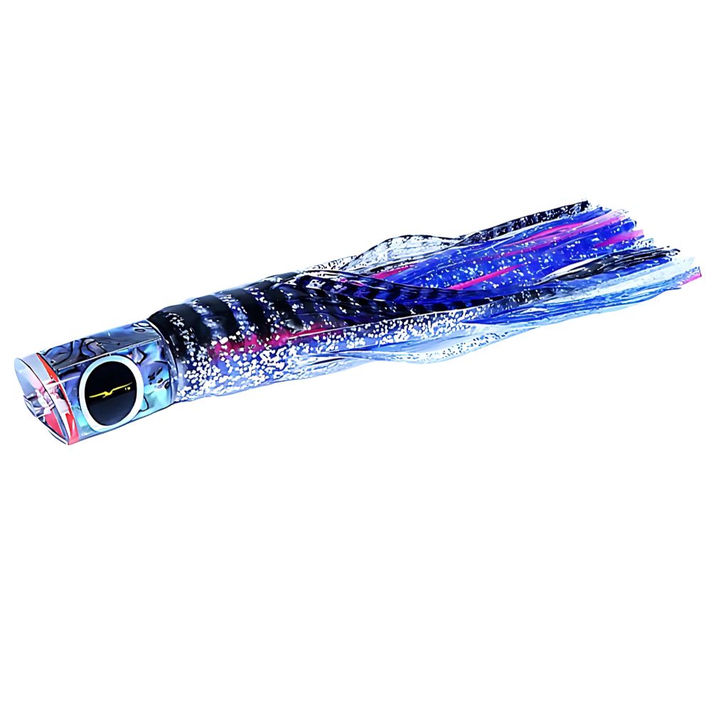 BLACK BART Offshore Trolling Skirted Lure BAD GUY Silver Black Tiger/Mackerel - Image 2