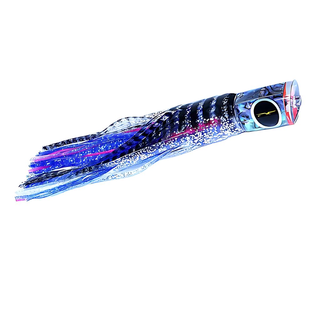 BLACK BART Offshore Trolling Skirted Lure BAD GUY Silver Black Tiger/Mackerel - Image 3