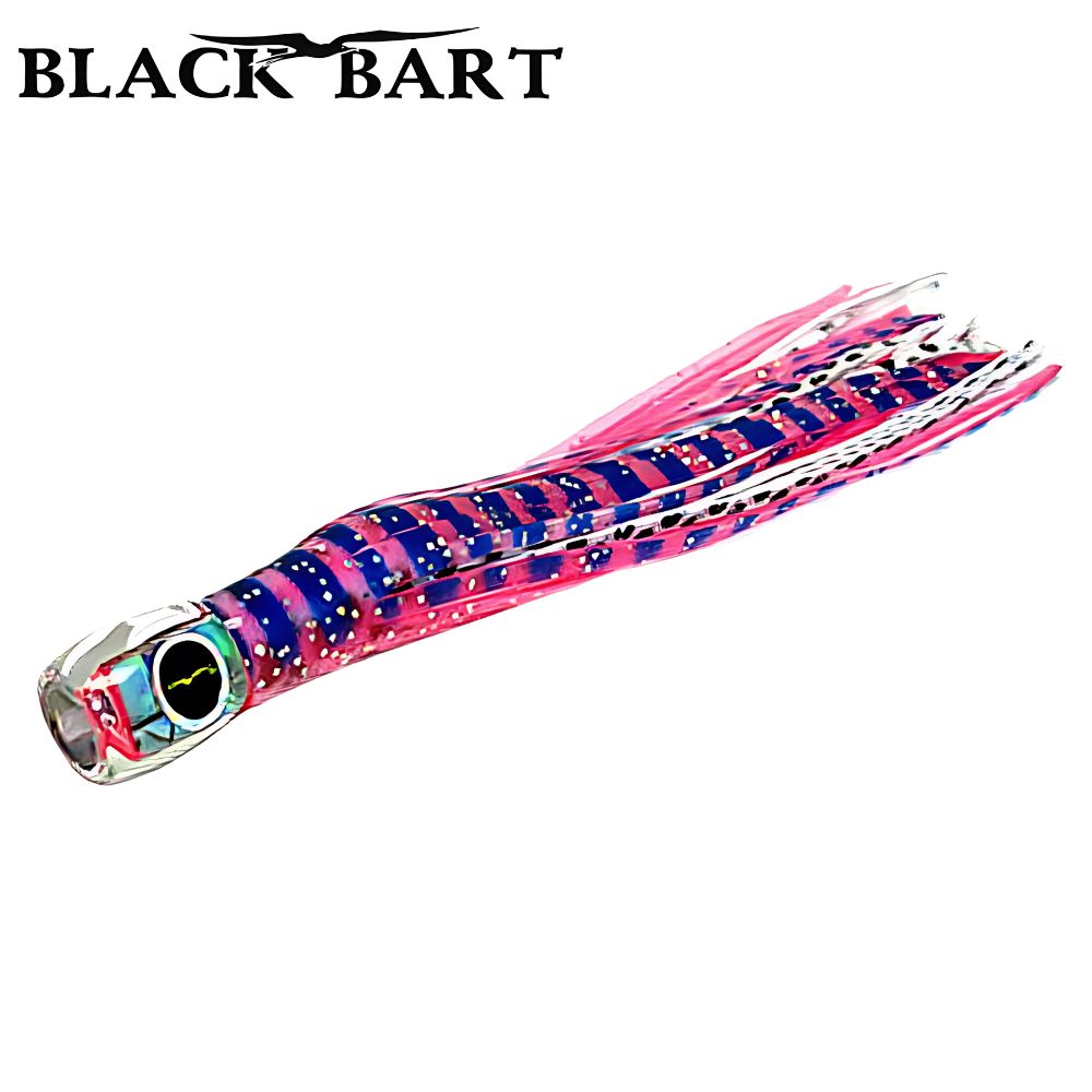 BLACK BART Offshore Trolling Skirted Lure BRAT Beast Pink Tiger/White Dot