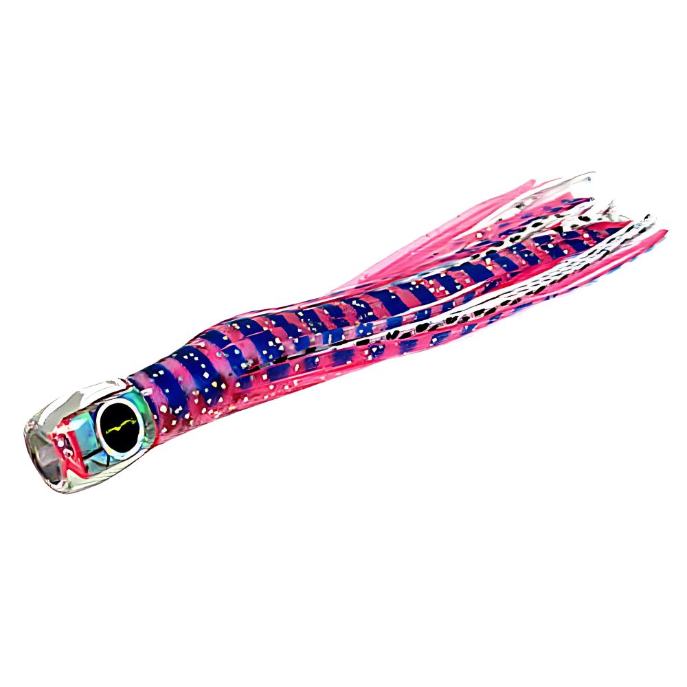 BLACK BART Offshore Trolling Skirted Lure BRAT Beast Pink Tiger/White Dot - Image 2