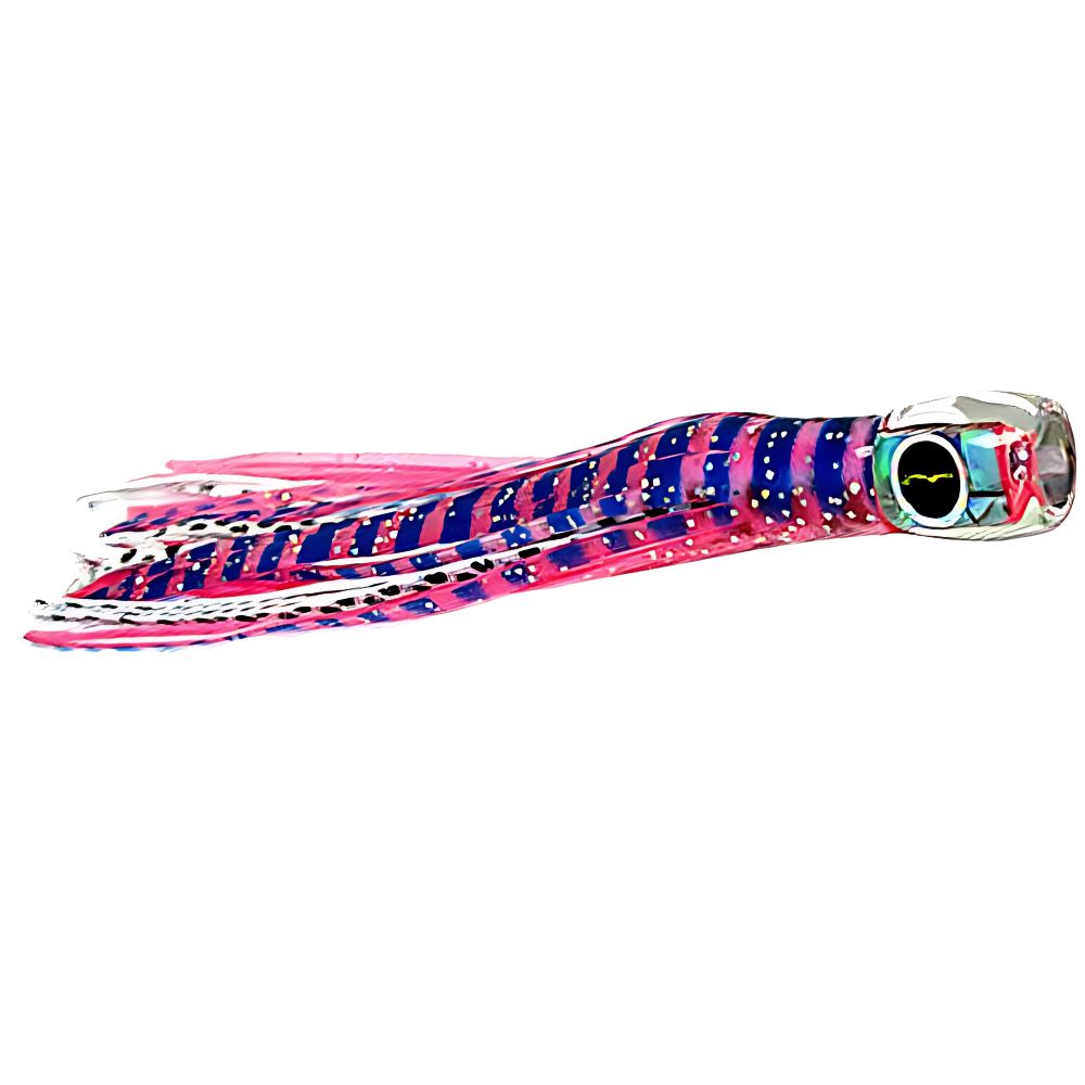 BLACK BART Offshore Trolling Skirted Lure BRAT Beast Pink Tiger/White Dot - Image 3