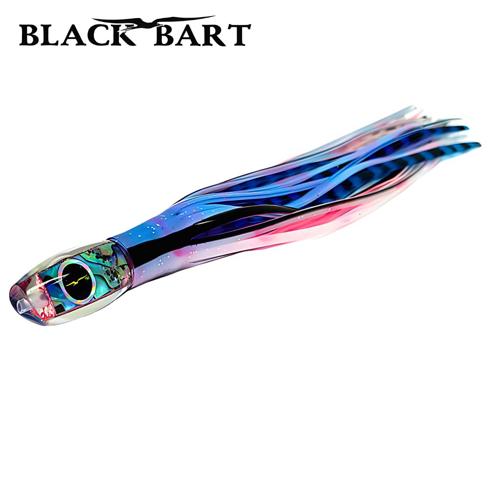 BLACK BART Offshore Trolling Skirted Lure BRAT Gay Bob/Blue Pink Tiger