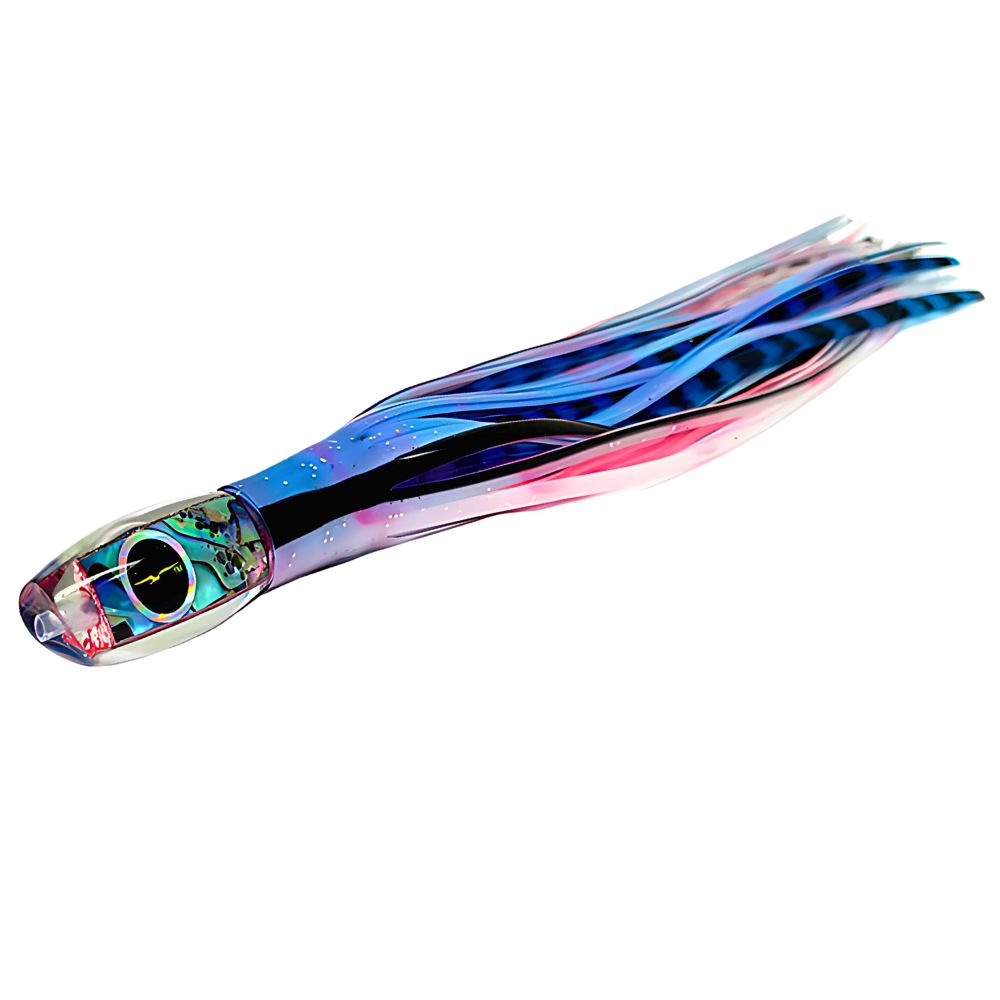 BLACK BART Offshore Trolling Skirted Lure BRAT Gay Bob/Blue Pink Tiger - Image 2