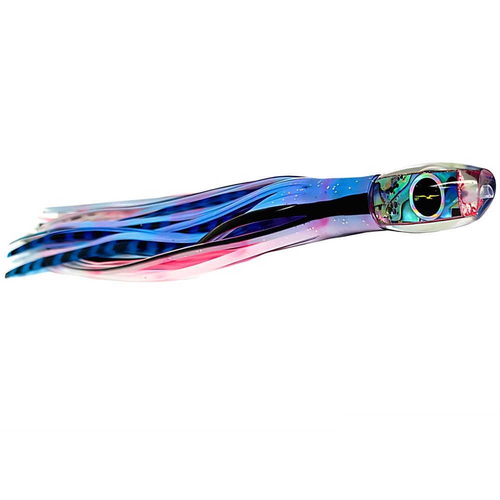BLACK BART Offshore Trolling Skirted Lure BRAT Gay Bob/Blue Pink Tiger - Image 3