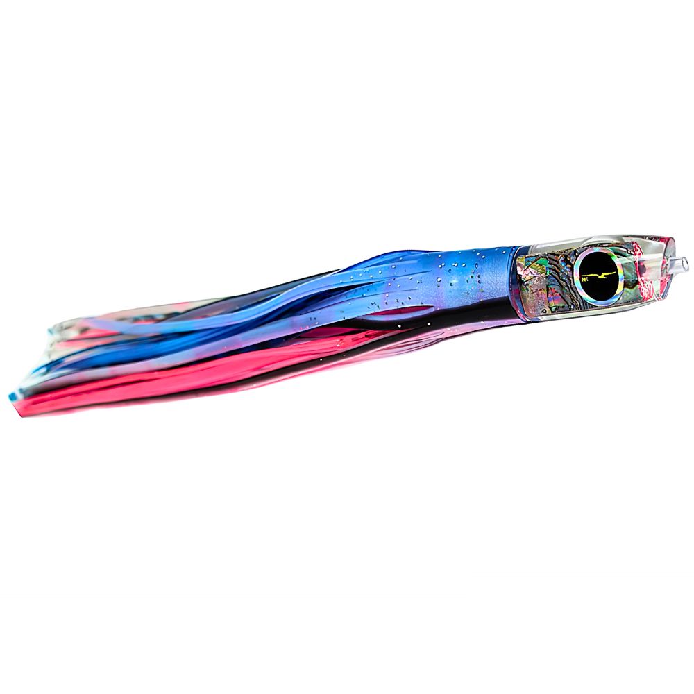 BLACK BART Offshore Trolling Skirted Lure BRAT Demon Gay Bob/Blue Pink Tiger - Image 3