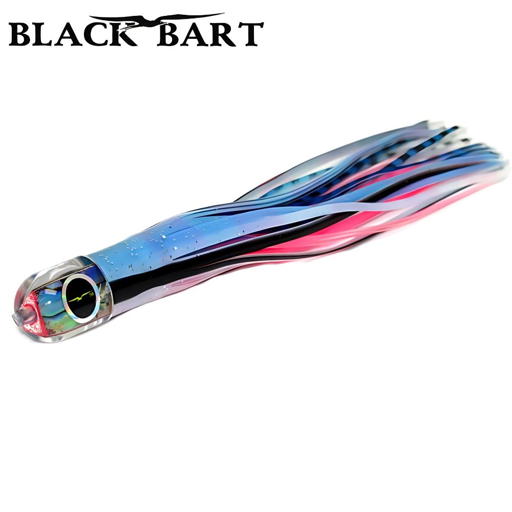 BLACK BART Offshore Trolling Skirted Lure BRAT Ika Gay Bob/Blue Pink Tiger
