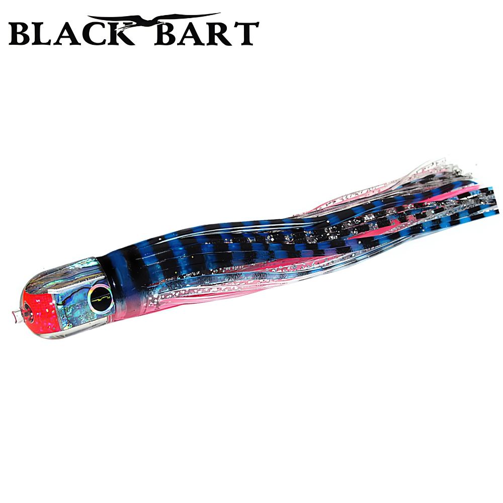 BLACK BART Offshore Trolling Skirted Lure ELK HUNT Blue-Pink Tiger/Silver Tiger