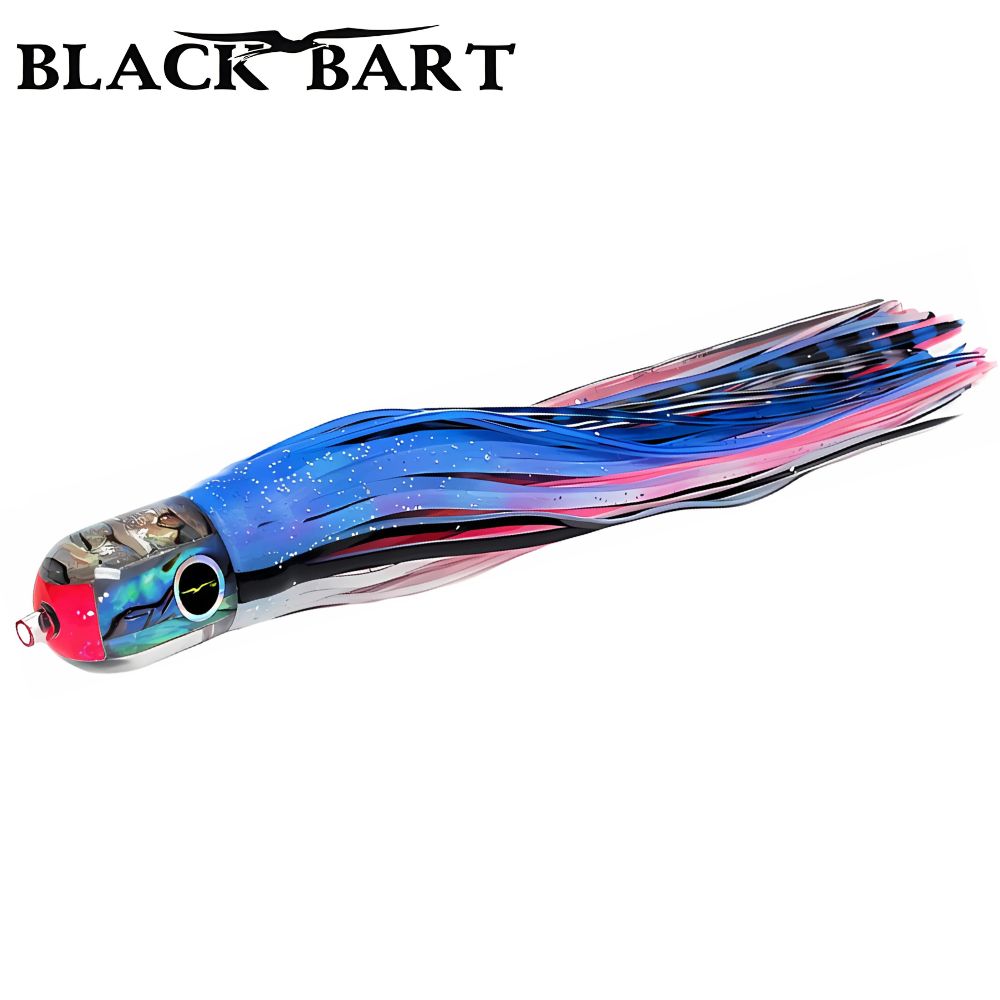 BLACK BART Offshore Trolling Skirted Lure ELK HUNT Bob/Blue-Pink Tiger