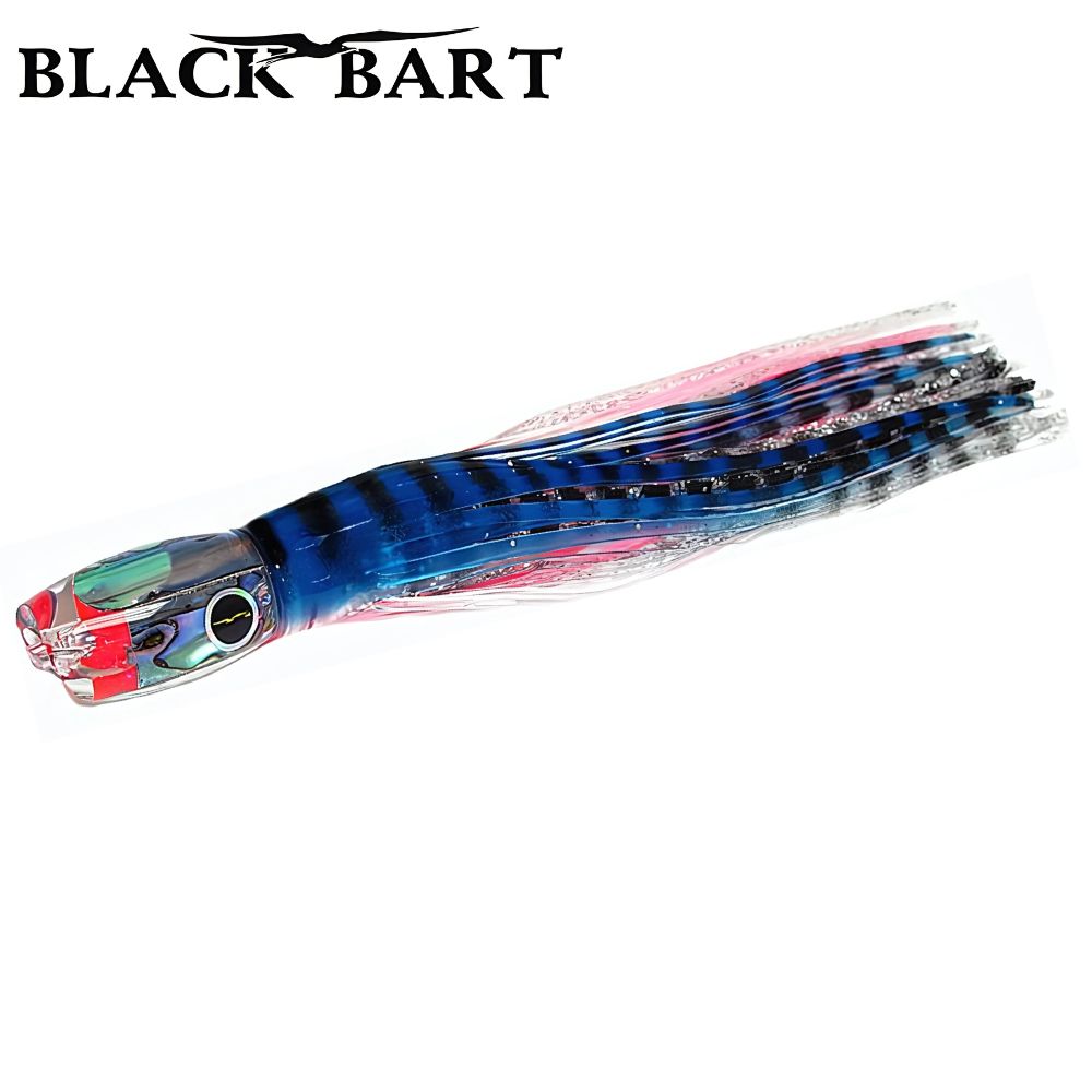 BLACK BART Offshore Trolling Skirted Lure PELAGIC BREAKFAST Blue-Pink Tiger/Silver Tiger