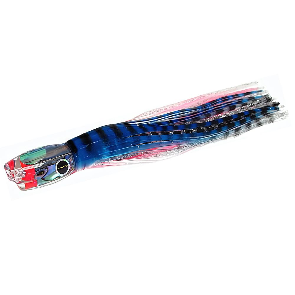 BLACK BART Offshore Trolling Skirted Lure PELAGIC BREAKFAST Blue-Pink Tiger/Silver Tiger - Image 2
