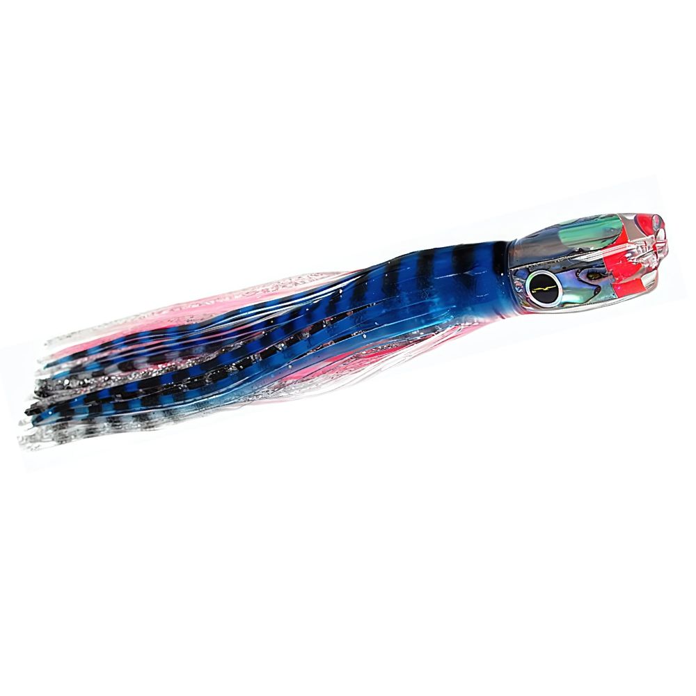 BLACK BART Offshore Trolling Skirted Lure PELAGIC BREAKFAST Blue-Pink Tiger/Silver Tiger - Image 3