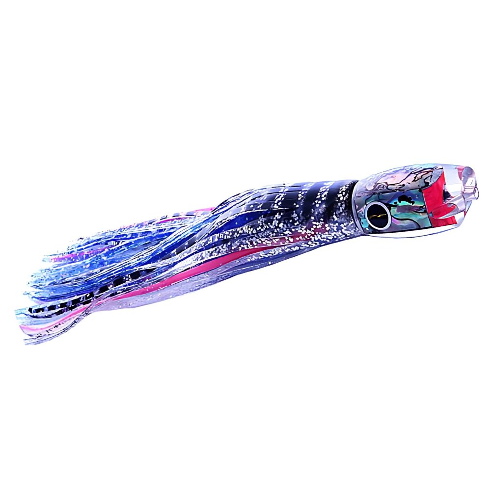 BLACK BART Offshore Trolling Skirted Lure PELAGIC BREAKFAST Silver Tiger/Mackerel - Image 3