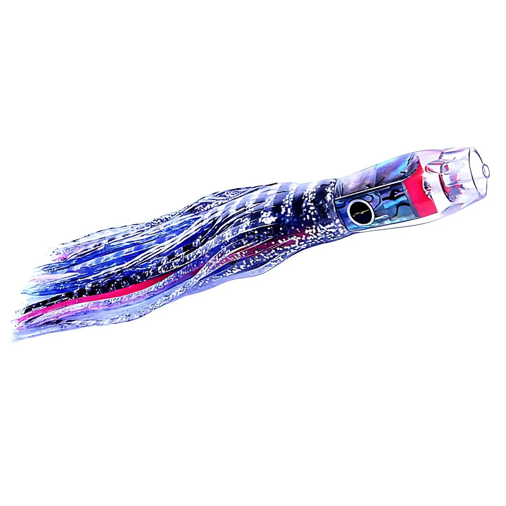 BLACK BART Offshore Trolling Skirted Lure PRO JET Silver Tiger/Mackerel - Image 3