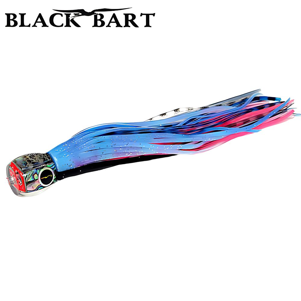 BLACK BART Offshore Trolling Skirted Lure TUNA CANDY Bob/Blue Pink Tiger