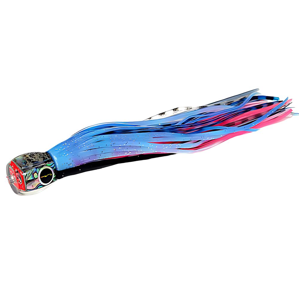 BLACK BART Offshore Trolling Skirted Lure TUNA CANDY Bob/Blue Pink Tiger - Image 2