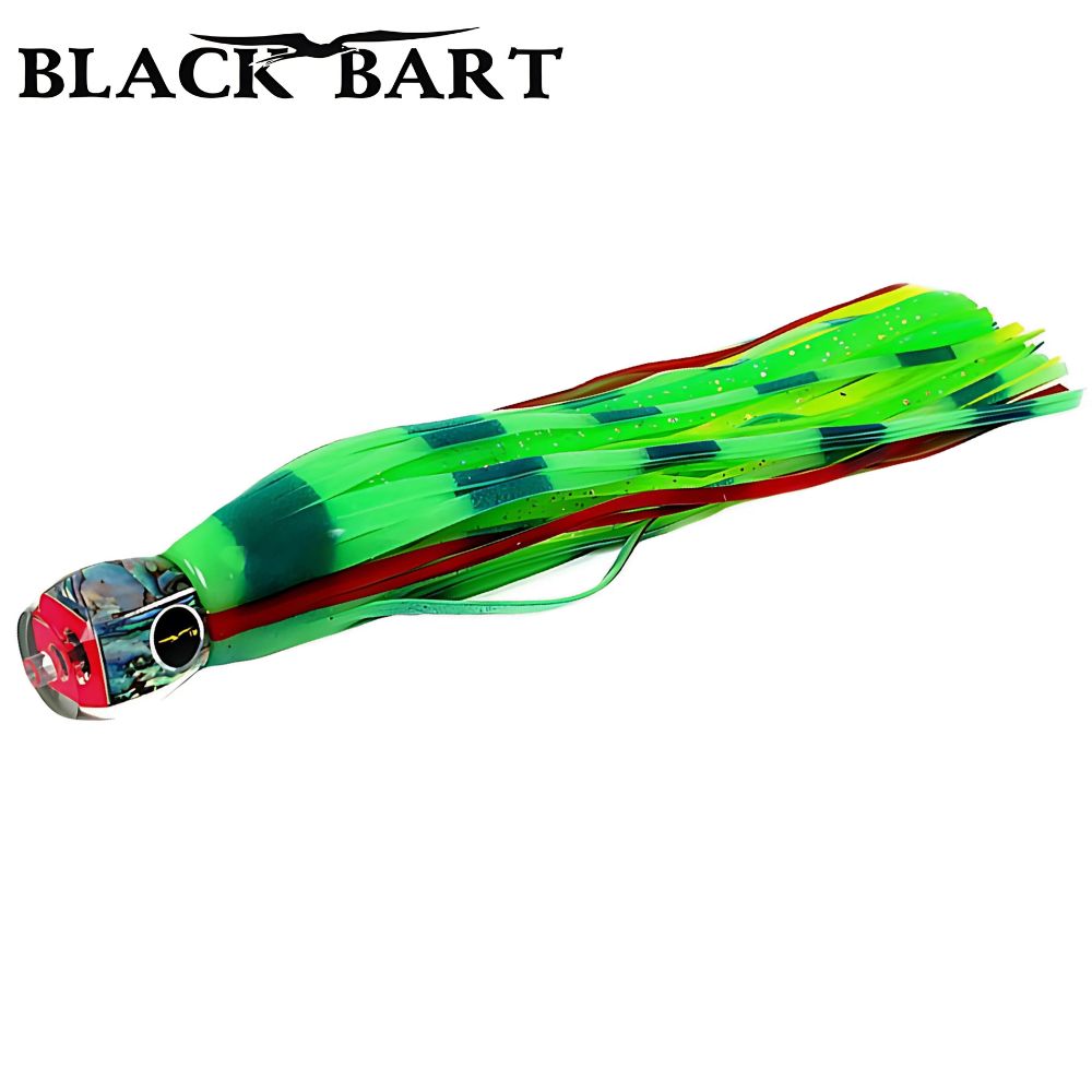 BLACK BART Offshore Trolling Skirted Lure TUNA CANDY GLO/GCD