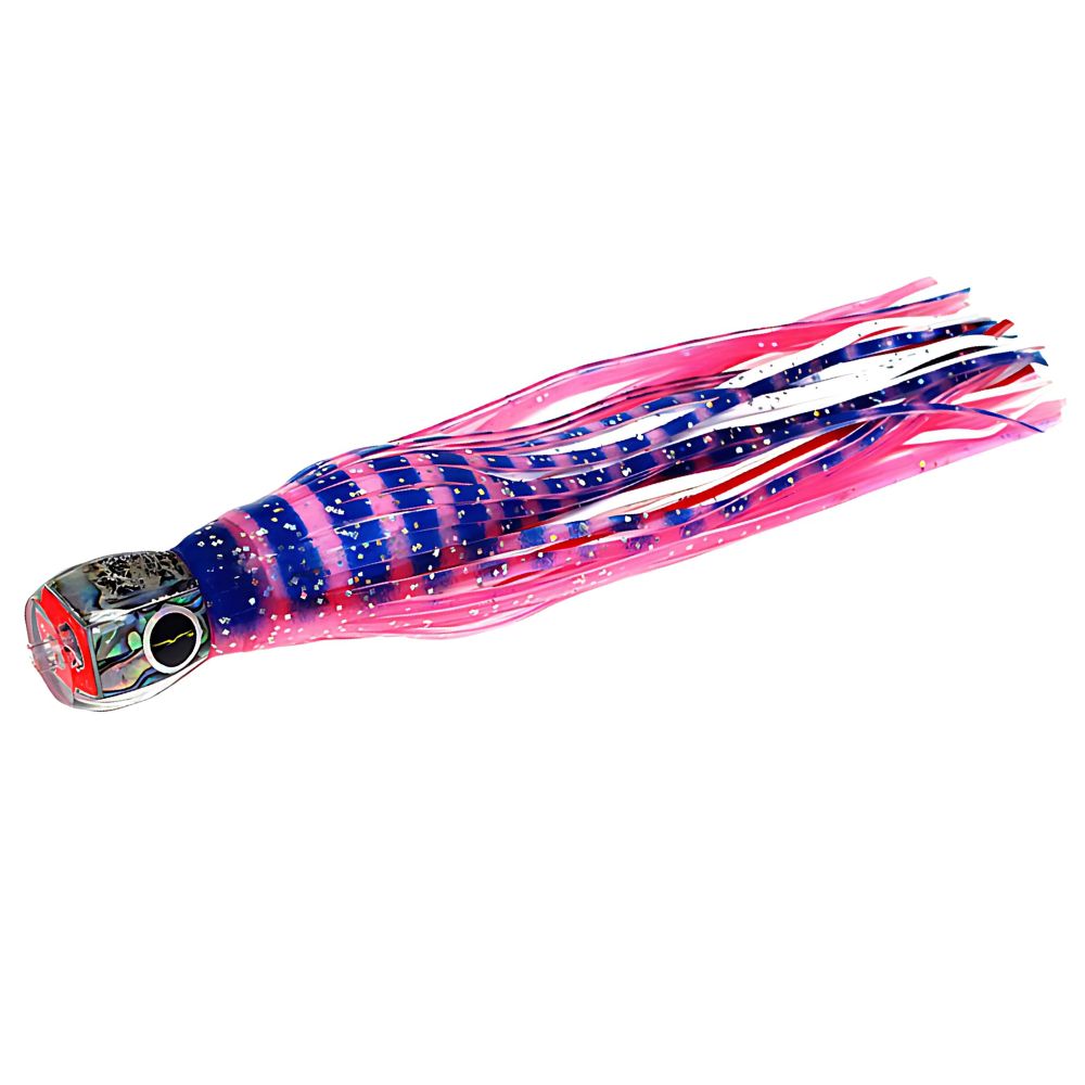 BLACK BART Offshore Trolling Skirted Lure TUNA CANDY Pink Tiger/White - Image 2