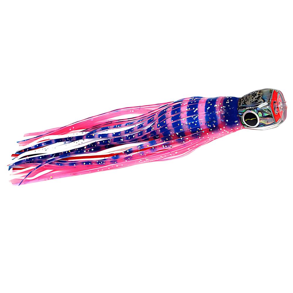 BLACK BART Offshore Trolling Skirted Lure TUNA CANDY Pink Tiger/White - Image 3