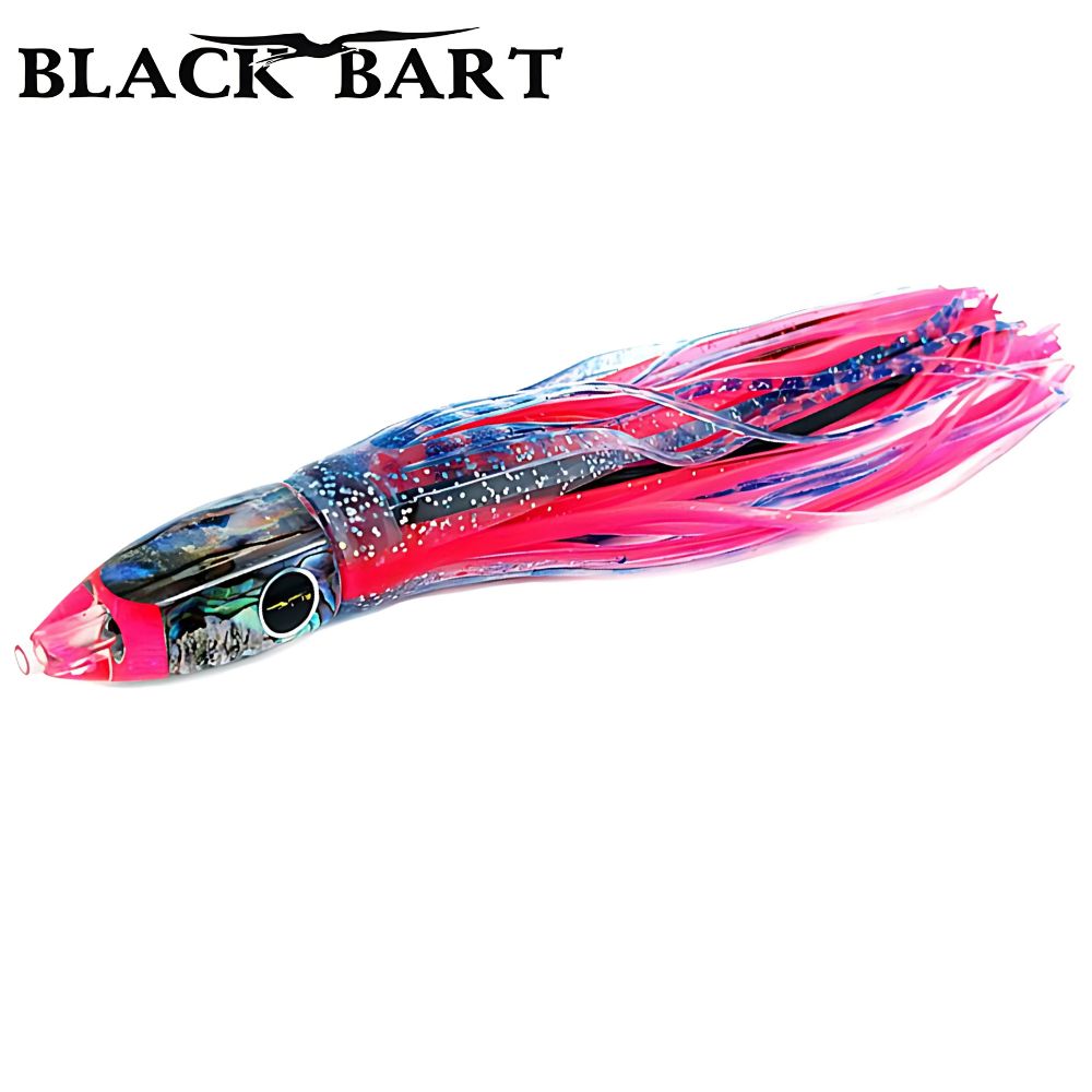 BLACK BART Offshore Trolling Skirted Lure TUNA XXX Mackerel/Pink