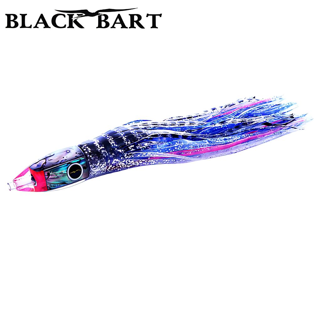 BLACK BART Offshore Trolling Skirted Lure TUNA XXX Silver Tiger/Mackerel