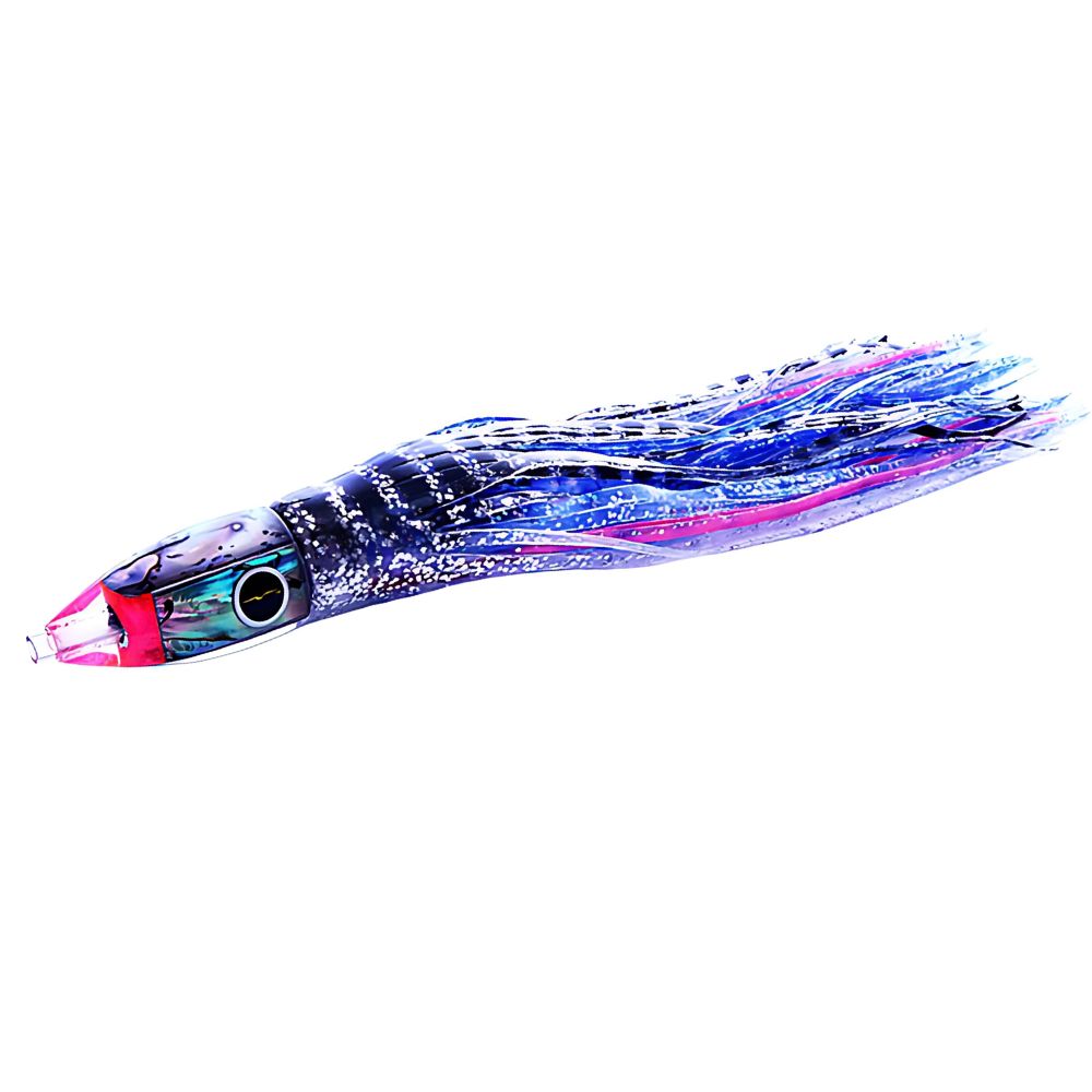 BLACK BART Offshore Trolling Skirted Lure TUNA XXX Silver Tiger/Mackerel - Image 2