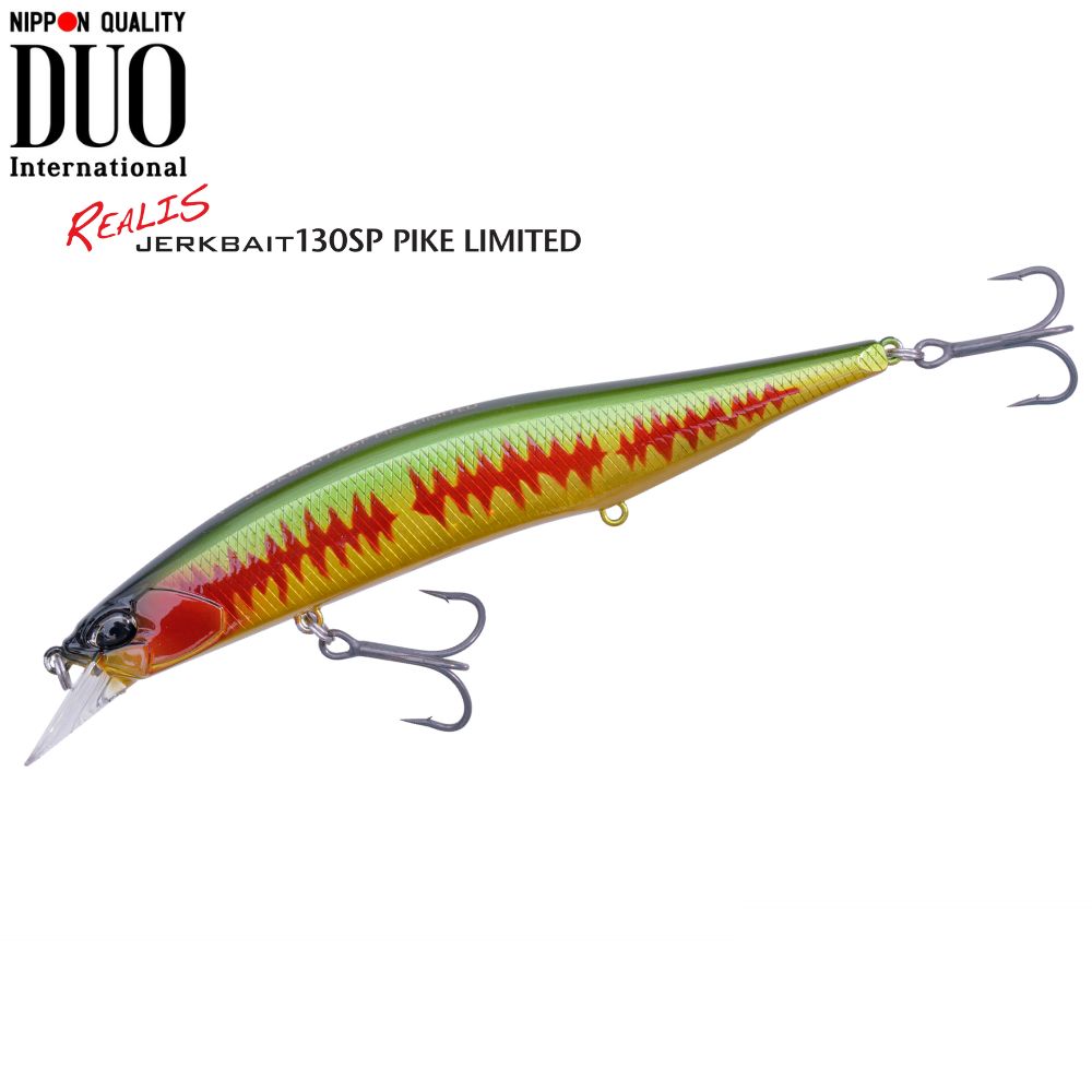 DUO Suspending Jerkbait Lure REALIS 130SP PIKE Limited