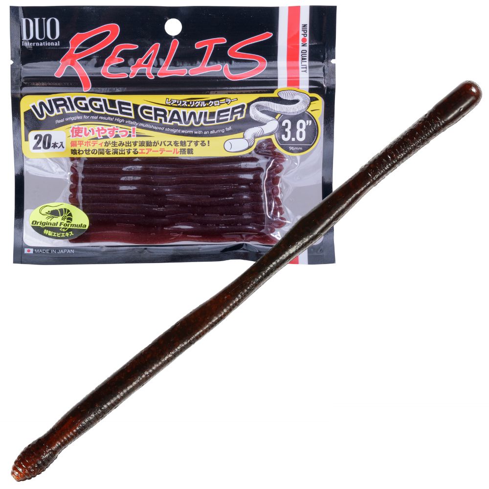 DUO Realis Finesse Fishing Scented Soft Bait Worm WRIGGLE CRAWLER 3.8 - Image 5