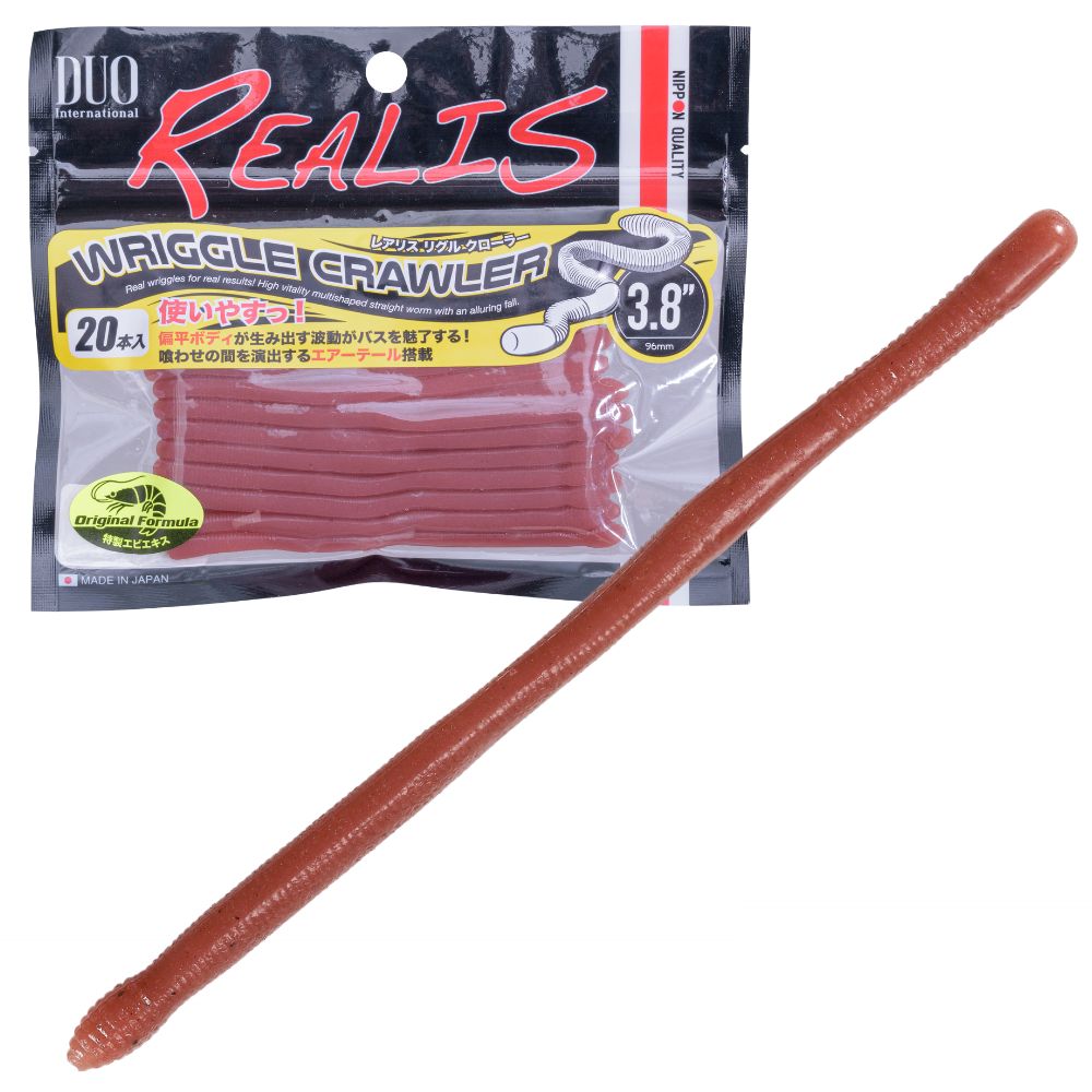DUO Realis Finesse Fishing Scented Soft Bait Worm WRIGGLE CRAWLER 3.8 - Image 7