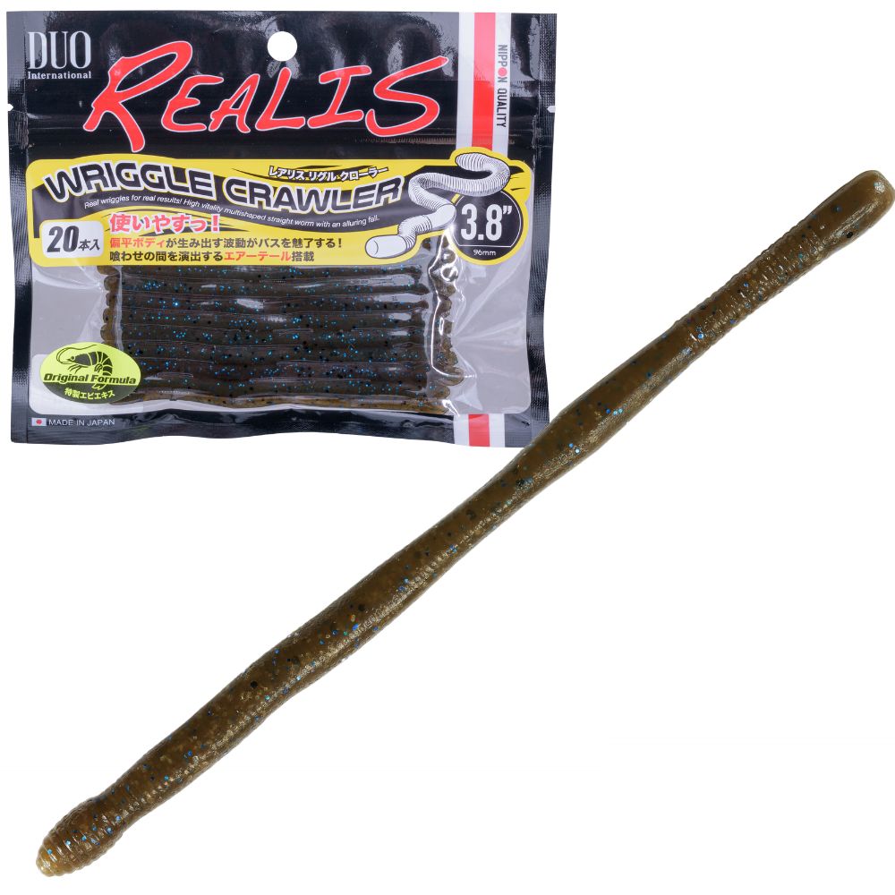 DUO Realis Finesse Fishing Scented Soft Bait Worm WRIGGLE CRAWLER 4.8 - Image 3
