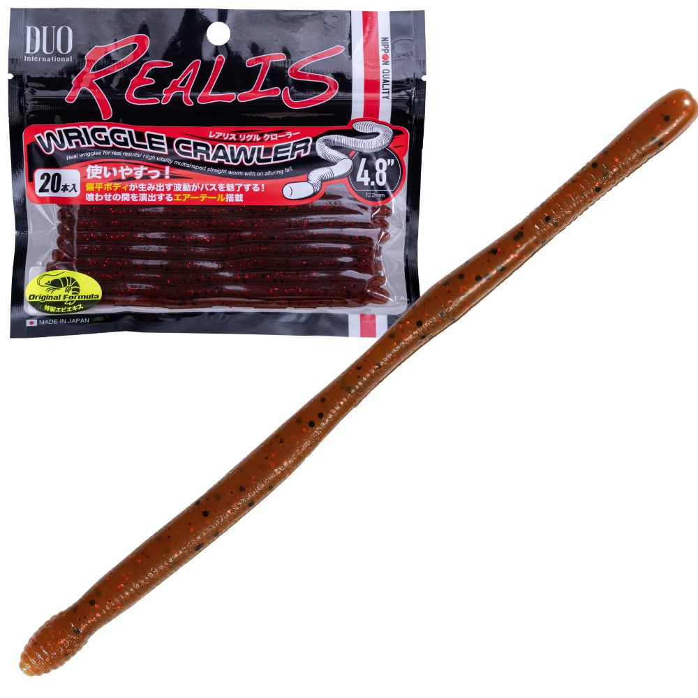 DUO Realis Finesse Fishing Scented Soft Bait Worm WRIGGLE CRAWLER 4.8 - Image 5