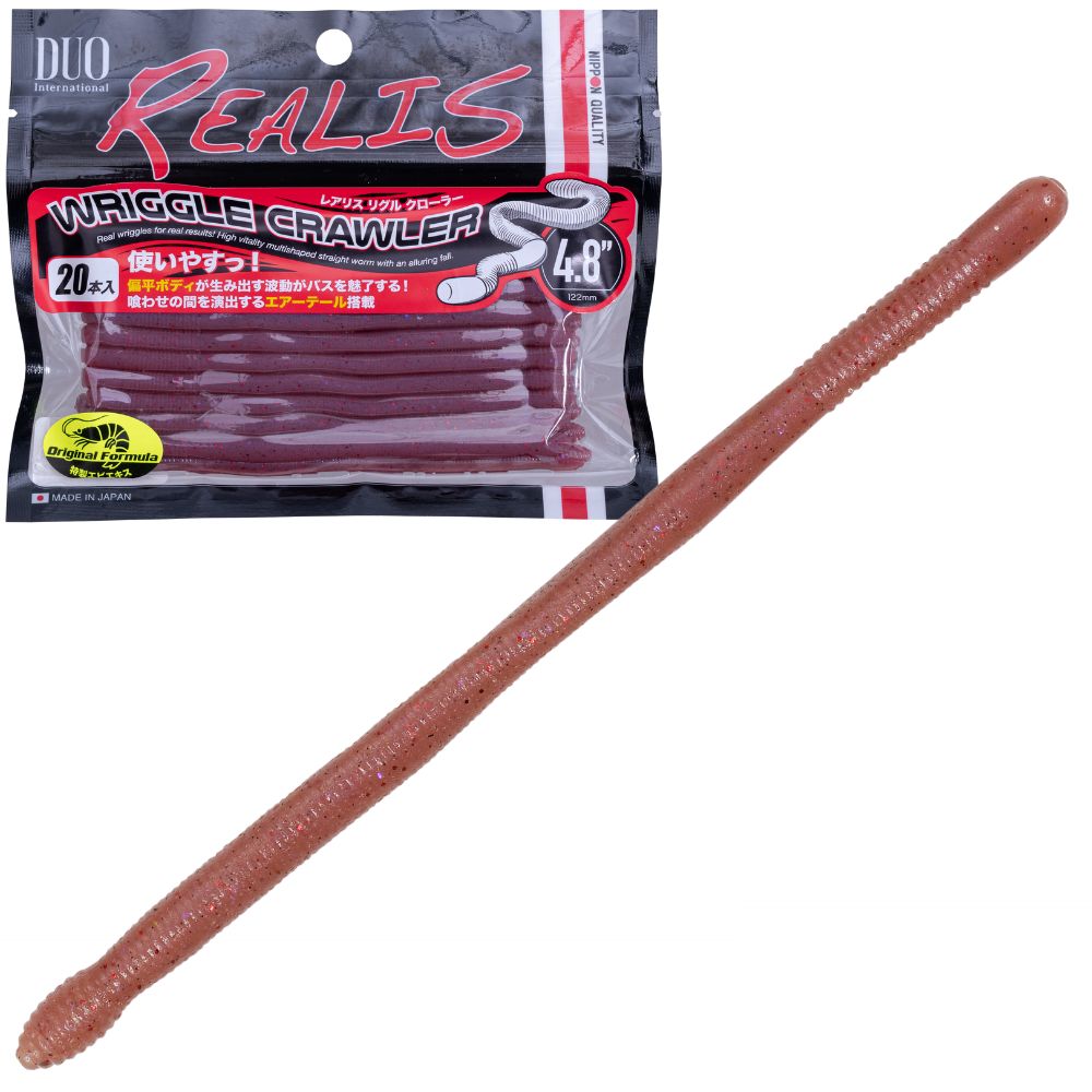DUO Realis Finesse Fishing Scented Soft Bait Worm WRIGGLE CRAWLER 4.8 - Image 7