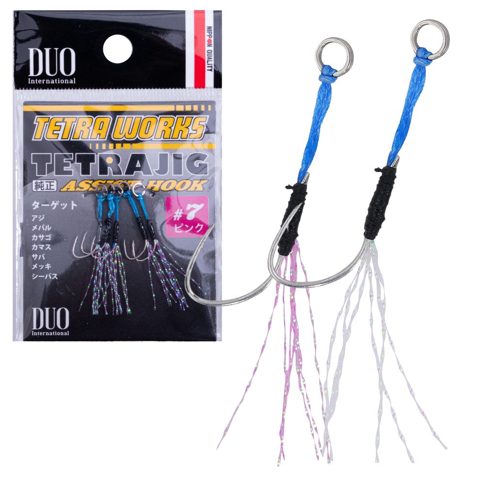 DUO Tetra Works Micro Jigging Single Assist Hooks TETRAJIG
